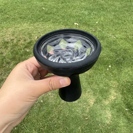Silicone Glass Tobacco Bowl for Shisha Hookah Charcoal Holder Chicha  Narguile Sheesha Accessories