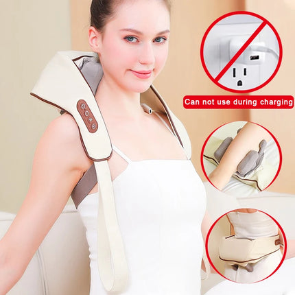 Shoulder-Neck Massager Back-Shoulder Massager Back-Shoulder Massager Cordless Massager Shoulder-Neck Massager Pillow-Neck Massager Back Muscle Pulls Cycle Full Body Massager