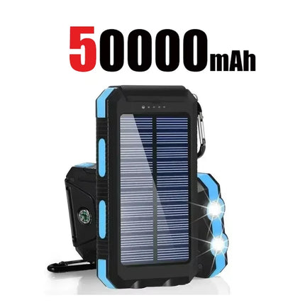 VIVO 200000mAh Power Bank Fast Charging Outdoor Large Capacity External Battery Solar PowerBank Flashlight For iPhone Xiaomi