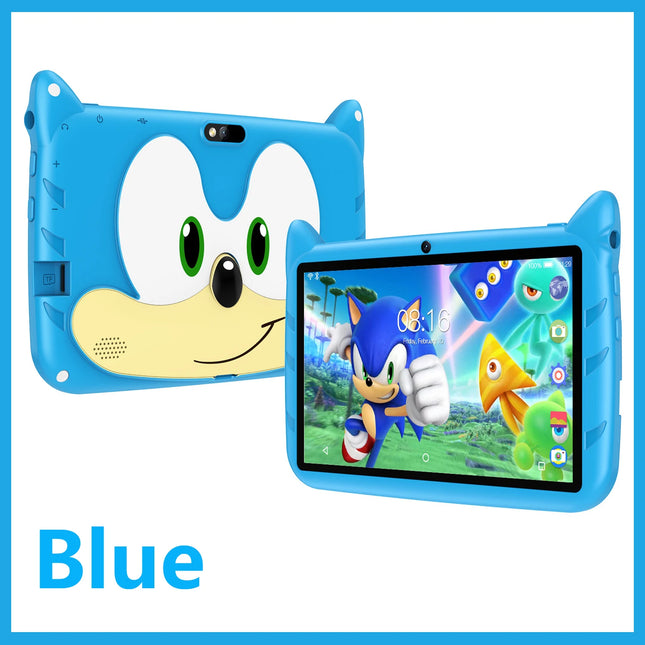 7 Inch  Android 13 Kid Tablet 4GB RAM 64GB ROM 1TB Expand WiFi 4000MAH Battery Dual Camera Children's Gift Kids Software Tablets