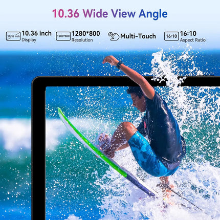Android 15 Tablet 10.4 Inch Octa-Core Processor 16GB RAM 128GB ROM 1TB TF Card Expand 5G/2.4G WiFi 5MP+8MP Camera Android Tablet