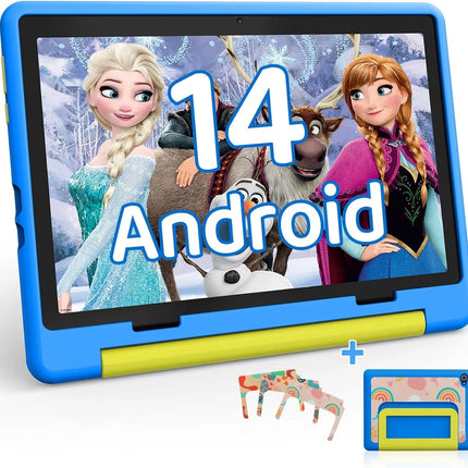 Kid Tablet 10 Inch Android 14 Octa Core 8GB RAM 64GB ROM 128GB Expandable 5000mAh WiFi Bluetooth Children's Gift Kids Software