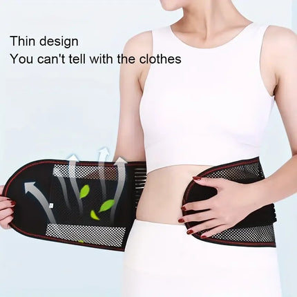 Lumbar Support Belt Anti-Skid Back Braces Waist Belt for Men Women Work Lower Back Pain Relief Spine Lumbar Support Belt