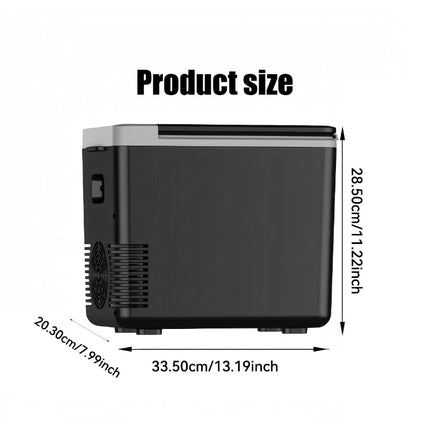 220V Home Refrigerator 12V Car Refrigerator Freezer Heater 10L Mini Auto Freezer Cooler & Warmer Electric Fridge Portable Icebox