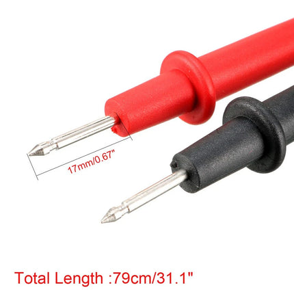 70cm Length 1 Pair Universal 1000v 10A Probe Multimeter Test Leads For Digital Multi Meter Tester Lead Probe Wire Pen Cable Tool