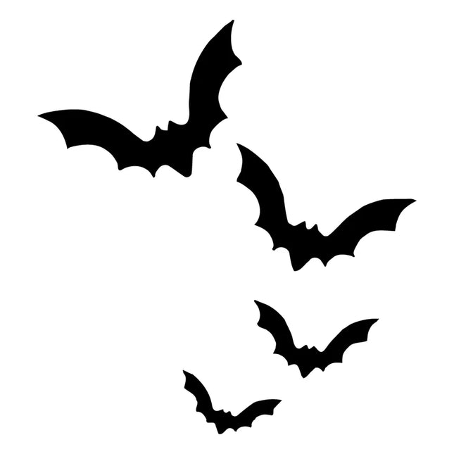 Halloween Bat Car Mirror Stickers
