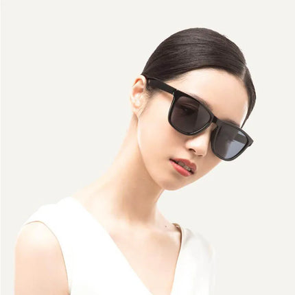 Xiaomi Mijia Classic Square Polarized Sunglasses TAC Lenses Sunglasses One-Piece Nose Pad Design Retro Light Frame Screwless