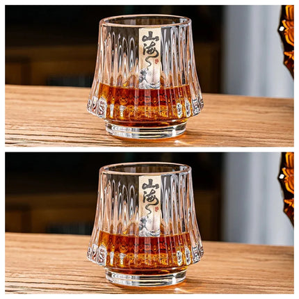 Shanhai Glass Whiskey Cup Set Shanhai Cup Household foreign wine glasses High-end high-value KTV bar beer cups