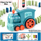 63pcs Car Set-Blue