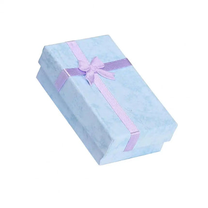 Bow Jewelry Box Necklace Earring Bracelet Organizer Jewelry Gift Box Storing Cardboard Bracelet Holder Jewelry Packaging Boxes