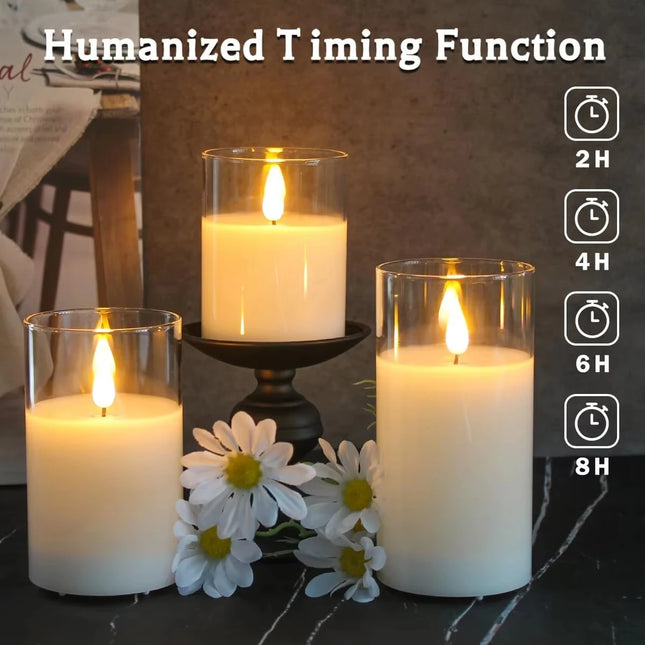 LED Electronic Candle Light Remote Control Candle Full Set For Home Christmas Wedding Decor