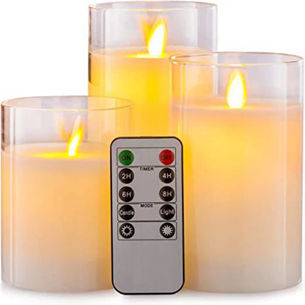 LED Electronic Candle Light Remote Control Candle Full Set For Home Christmas Wedding Decor