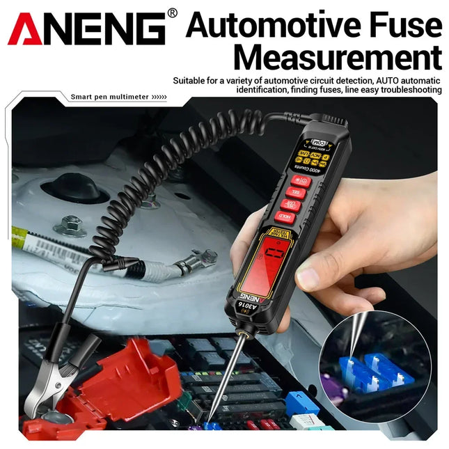Digital Pen Multimeter Tester ANENG A3016 Car AC/DC Ammeter voltmeter NCV Voltage Induction Diagnostic Probe Detector Test Tools