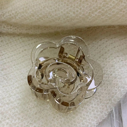 3 hair grab Sweet Jelly camellia grab clip Back of head Flower Shark clip Premium hair accessories