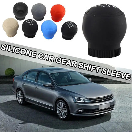 1PC Universal Silicone Car Gear Shift Sleeve Automatic Gear Grip Shift Non Slip Grip Handle Case Wear-resistant Gear Rod Cover