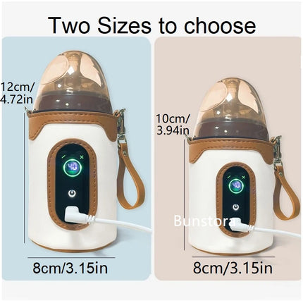 Universal Baby Bottle Warmer Water Formula Milk Warmer Baby Bag USB Nursing Bottle Heater Portable Thermal Bag for Travel