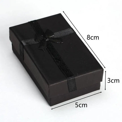 Bow Jewelry Box Necklace Earring Bracelet Organizer Jewelry Gift Box Storing Cardboard Bracelet Holder Jewelry Packaging Boxes