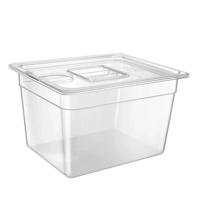 BioloMix Sous Vide 11L Container Bath with Lid for Circulator Sous Vide Culinary  Cooker Fits Most of Sous vide ooker