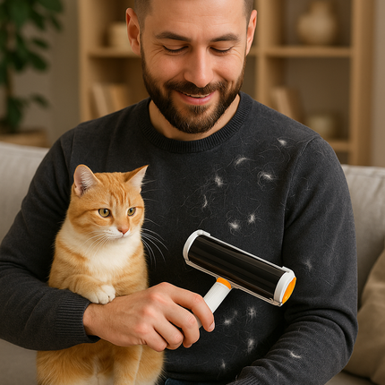Two-Way Pet Hair Remover Lint Roller for sofa