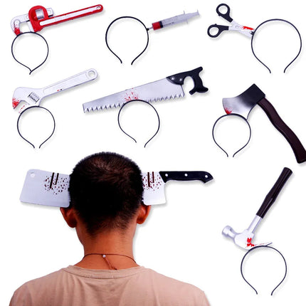 
knife through head costume