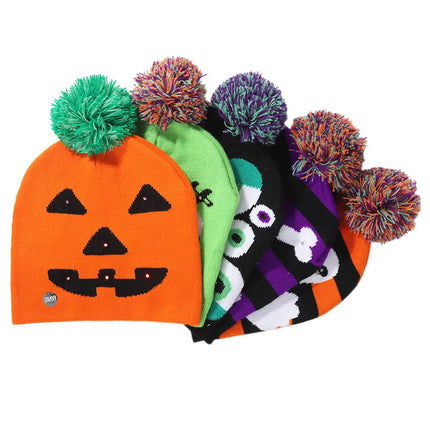 
led beanie hat with light