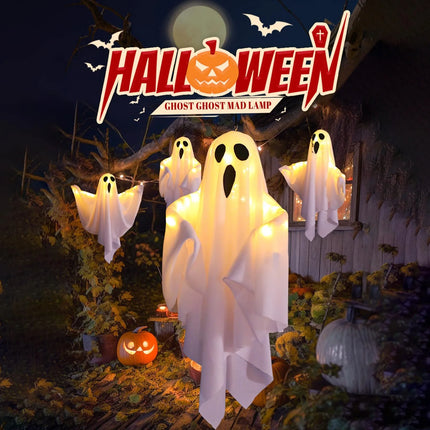 led ceramic ghost