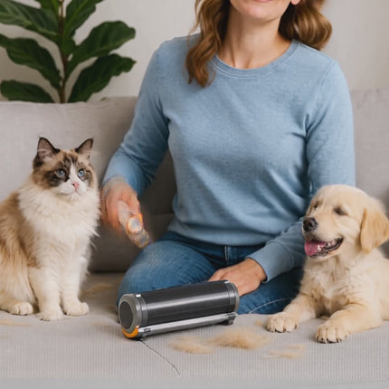 Two-Way Pet Hair Remover Lint Roller for sofa