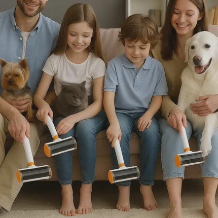 Two-Way Pet Hair Remover Lint Roller for sofa