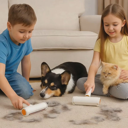 Reusable Pet Hair Remover Brush for dogs and cats