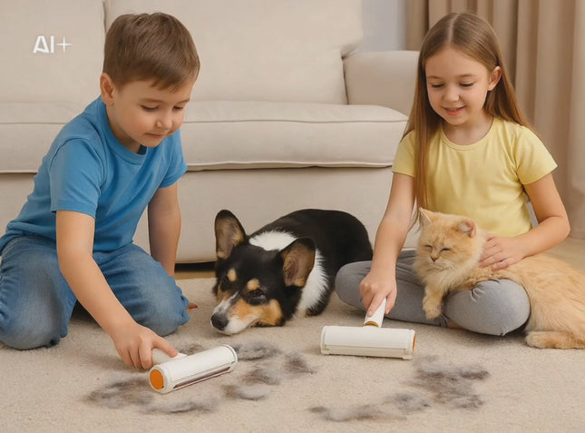 Reusable Pet Hair Remover Brush for dogs and cats
