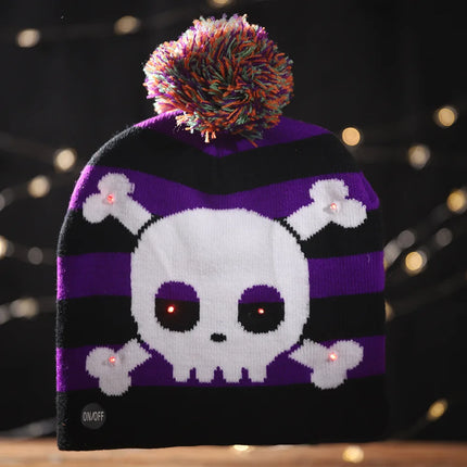 	
stocking cap with led lights